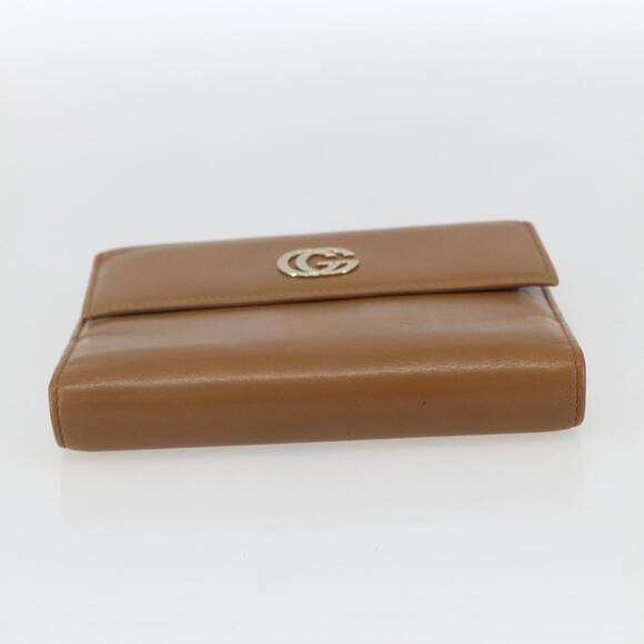 GUCCI Day Planner Cover Leather Beige Gold 031 4463 1067 Auth 158975 - Picture 6 of 16